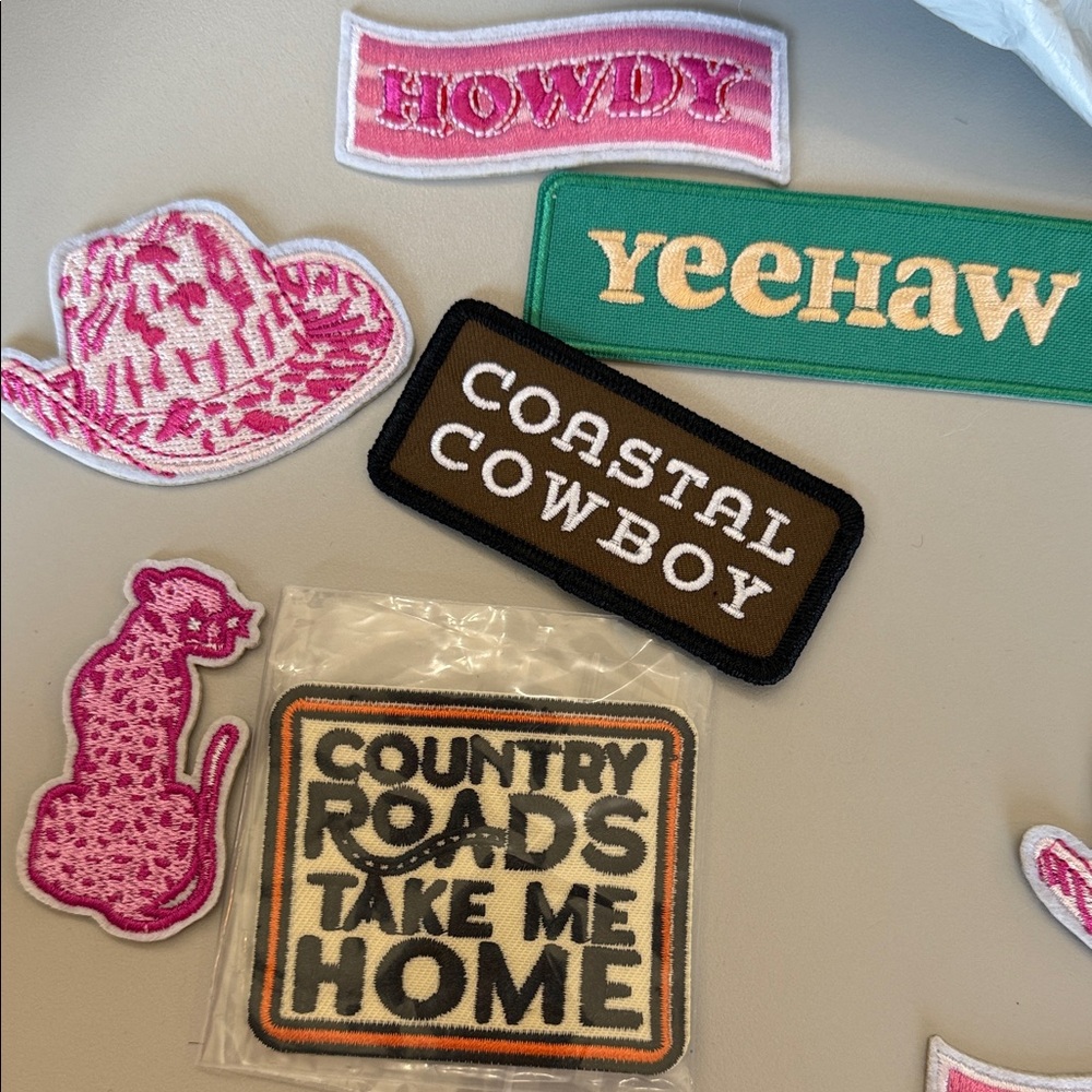 Assorted Western Theme Patches